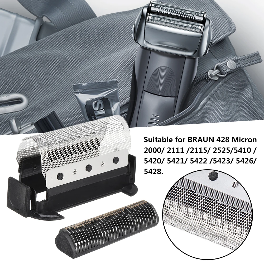 

For Braun 428 (micron 2000) Series Shaver Replacement Foil Cutter 2501 2505 2514 2515 2520 Shaver Replacement Cutter Head