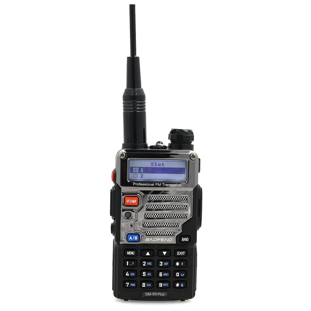 Baofeng DM-5R Плюс Цифровой и аналоговый двойной режим портативный Радио УКВ двухдиапазонный DMR 5 Вт 128CH Walkie Taklie DM-5R+ fm-трансивер