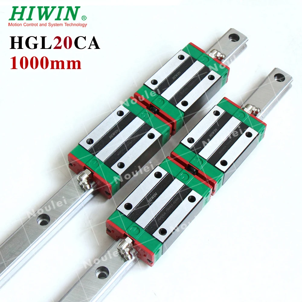 HIWIN CNC 20 мм HGL20 2 шт линейная направляющая 900 HGR20 с 4 HGL20CA блок направляющих