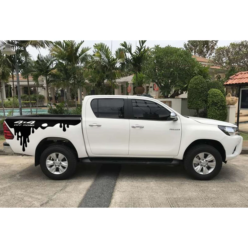 2 шт. виниловые автомобильные наклейки для toyota hilux 2015 2016 2017 2018 2019 | Автомобили и