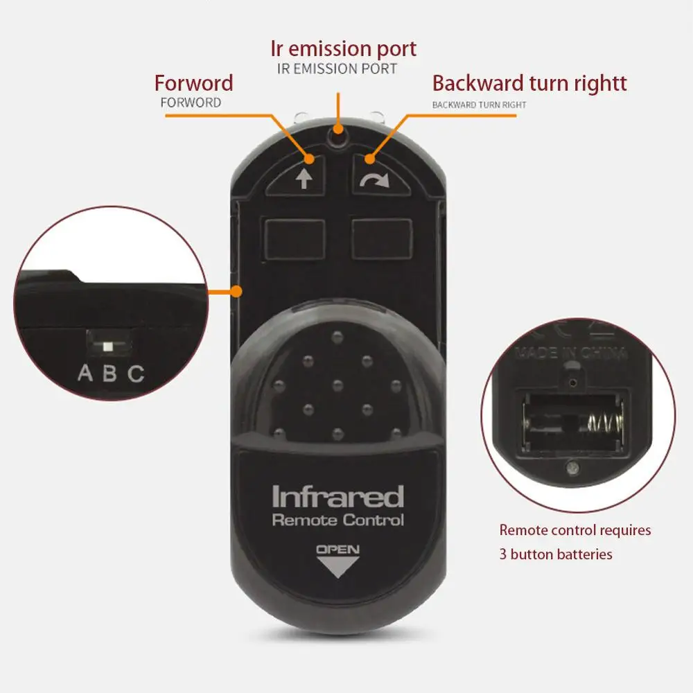 Инфракрасный RC животное насекомое игрушки имитация паука пчела Летающий Краб