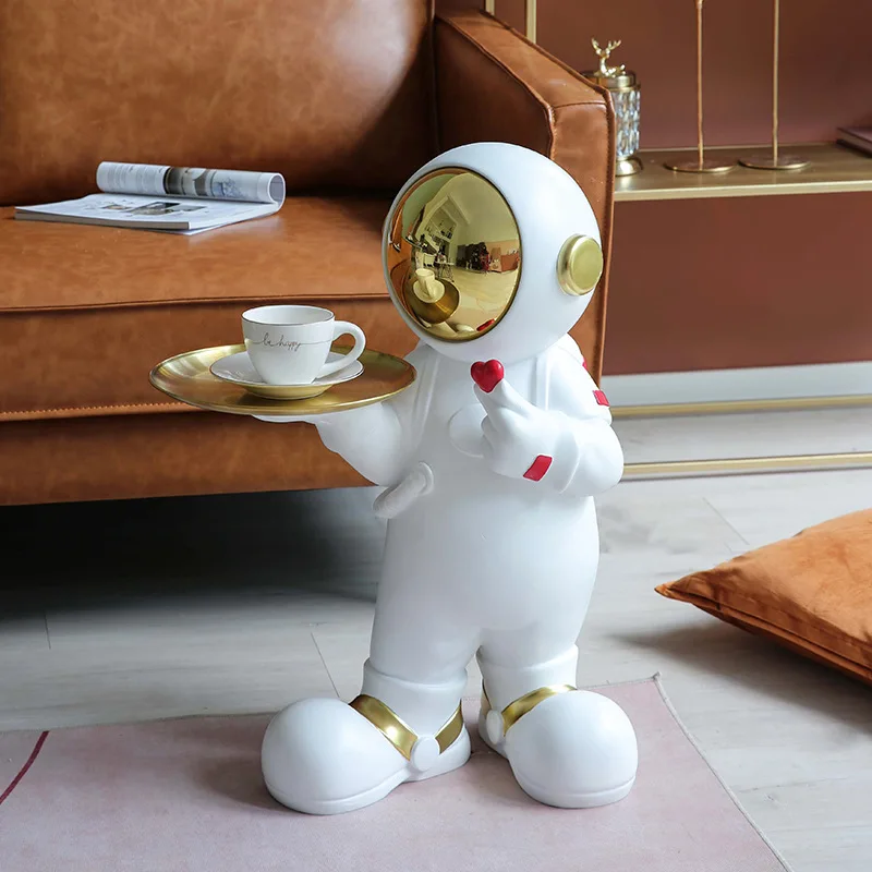 

Home Decor Sculptures & Figurines Decoration Accessories Love Astronaut Landing Ornaments Living Room Resin Animal Statues