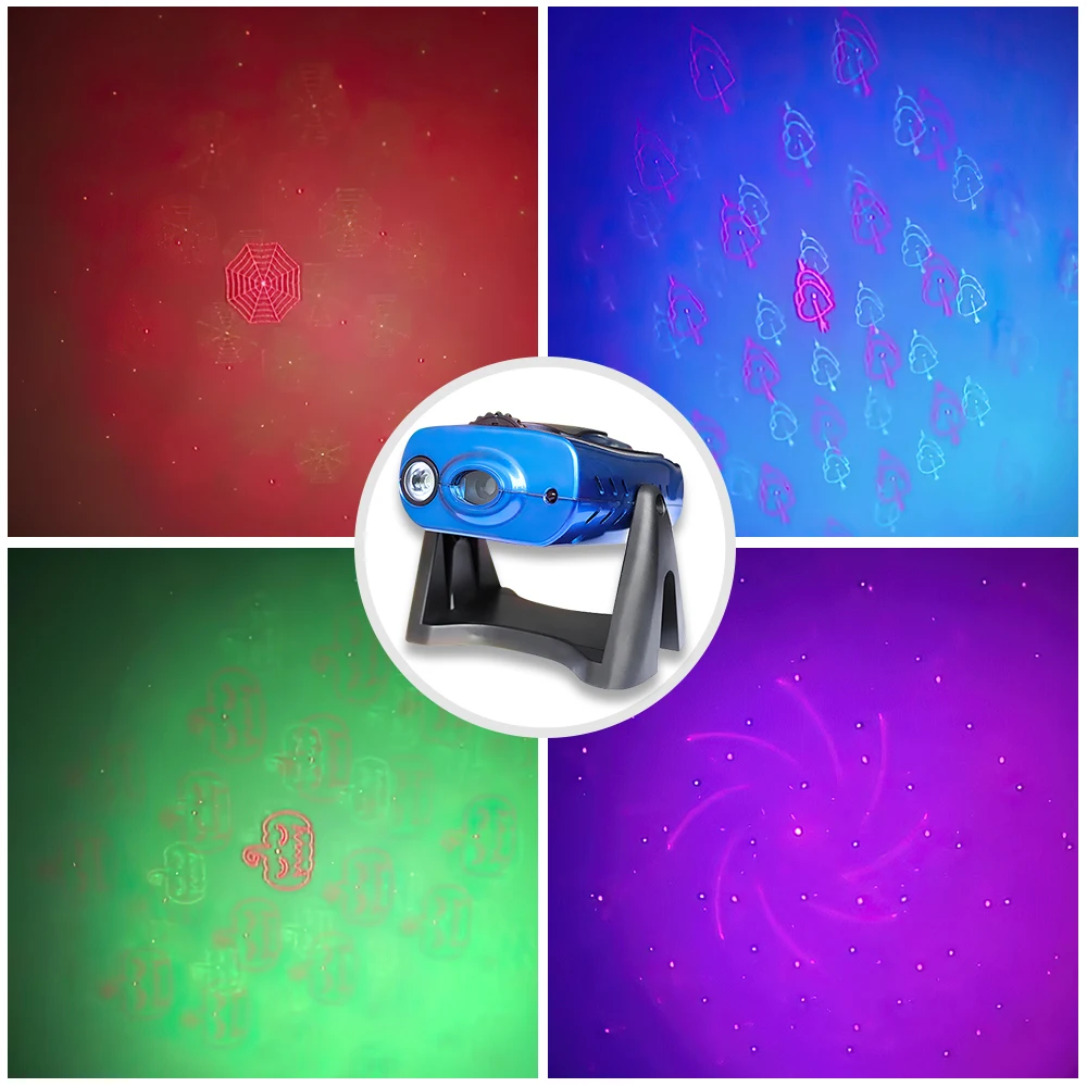 

Projection Laser Light Multicolor Sound Remote Control LED Night Lights for Bedroom Decor Gift Christmas Halloween Lamp Party