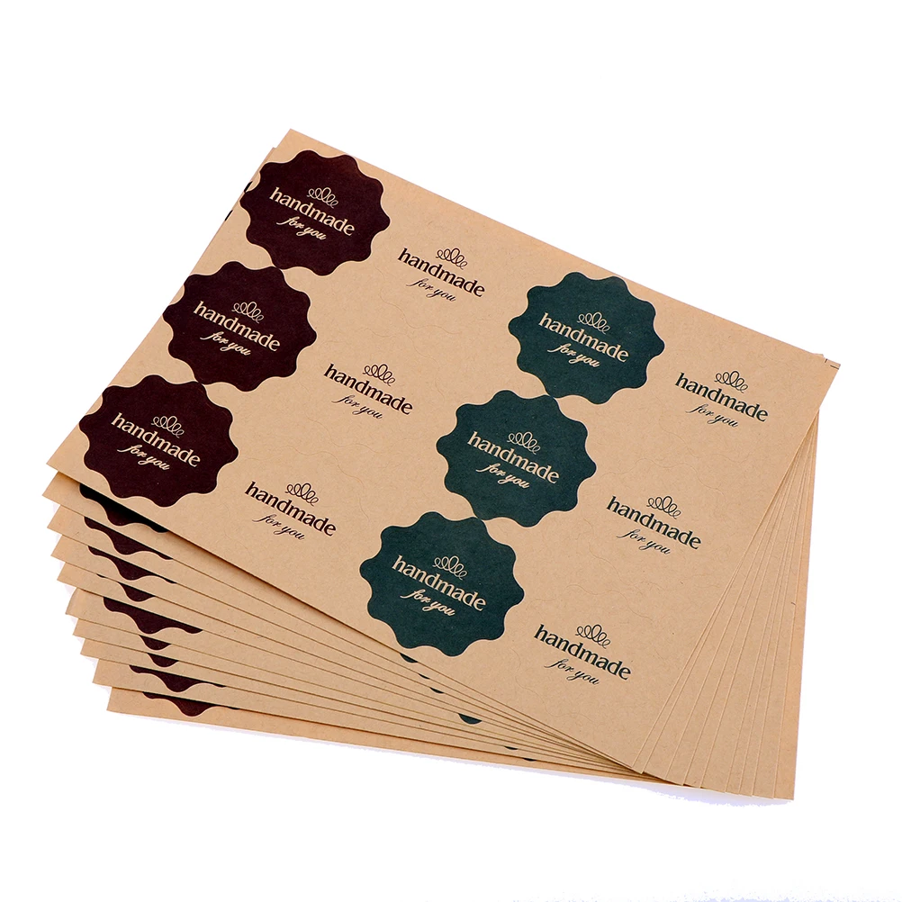 2020 бумага печать стикер/Рождество Diy Примечание подарочные этикетки Розничная