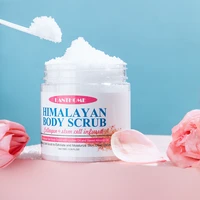 lanthome himalayan salt body scrub bath salt exfoliating moisturizes coconut milk scrub naturally pure body for face body care