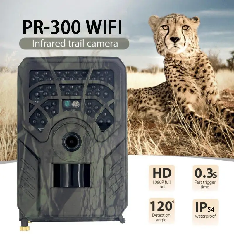 

Wifi Infrared Camera Wifi 24mp 1296p High Definition HD Trail Camera With App Setting Wireless Oudoor Wild Hunting Cameras Cam
