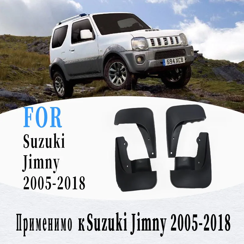 

Mud flaps for Suzuki jimny 2005-2018 Mudguards Fender jimny Mud flap splash Guard Fenders Mudguard car accessories Front Rear