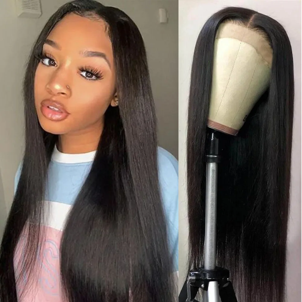 Прямые пучки волос с застежкой дешевые бразильские 100% человеческие волосы для