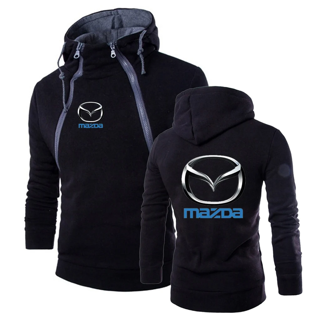 

Толстовка унисекс с капюшоном и логотипом автомобиля Mazda, классический спортивный костюм в стиле Харадзюку, теплые облегающие топы, Мужской...