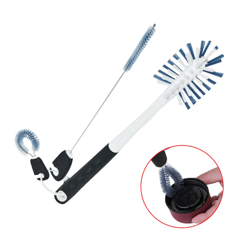 3 шт./компл. детский чайник с длинной ручкой черный + белый чистящая щетка