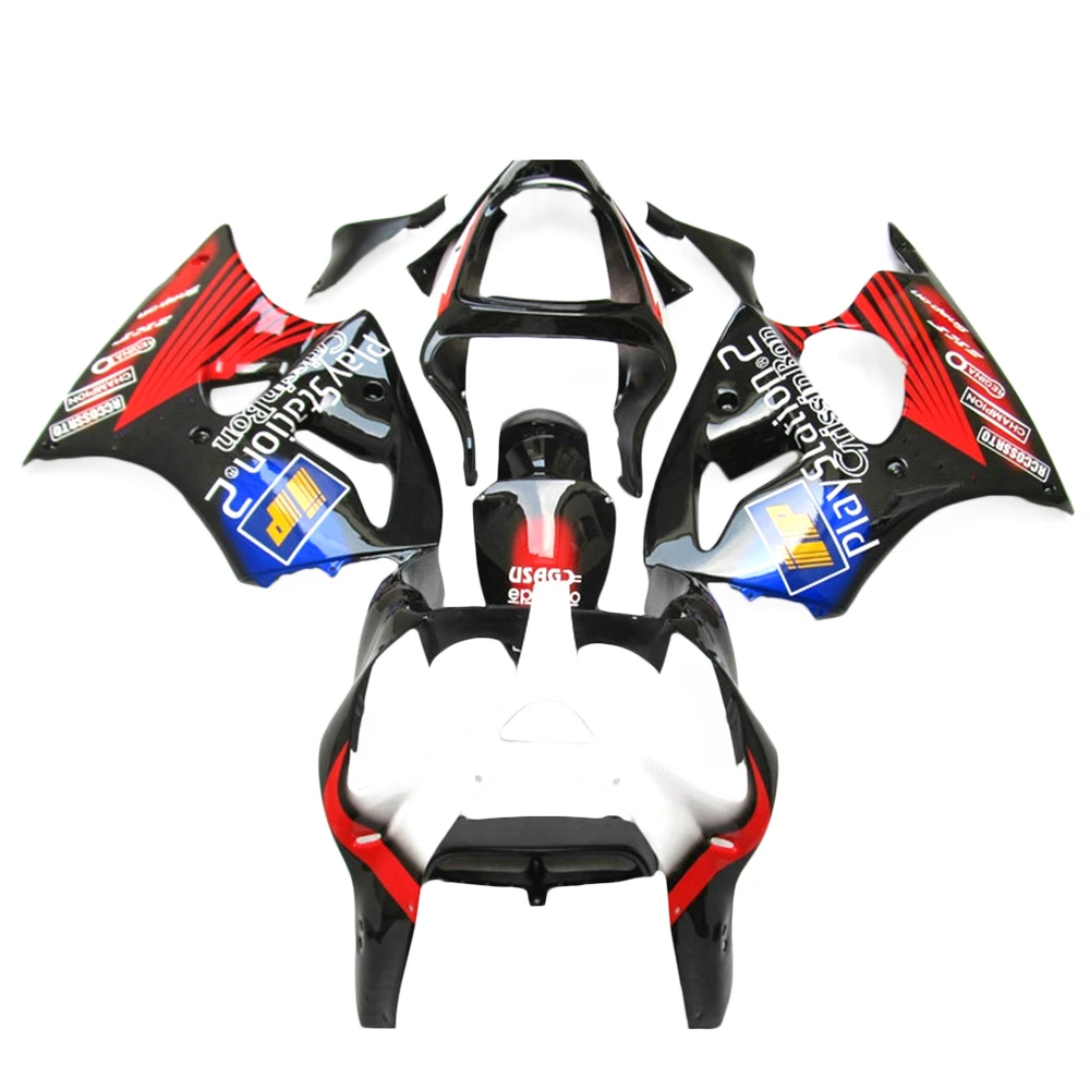 Полный комплект обтекателей красный черный синий для Kawasaki ZX-6R 2000 2001 2002 ZX6R 00 01 02