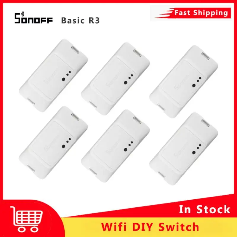 Интеллектуальный выключатель света SONOFF Basic R3 WI FI DIY Смарт Управление