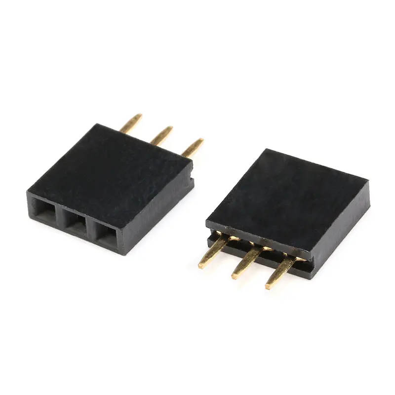 10 шт. 2 54 мм прямой штекер Однорядный штырьковый коннектор печатной платы