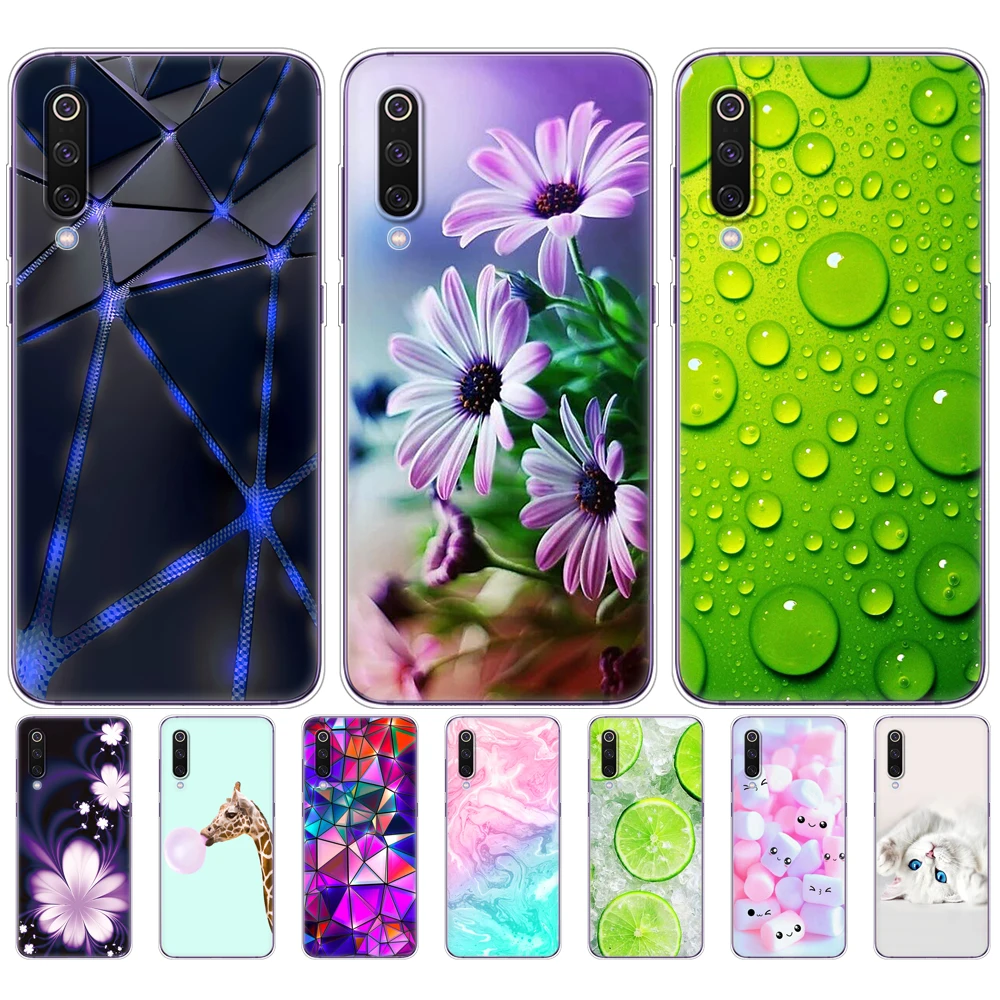 Чехол для xiaomi mi 9 чехол мультяшный силиконовый мягкий из ТПУ Для Mi9 SE телефона