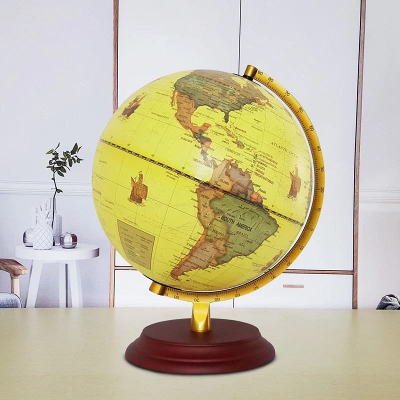 

25cm Luminescence Globe World Earth Ocean Map Ball Geography Learning Educational Beach Ball Kids Geography Educational Supplies