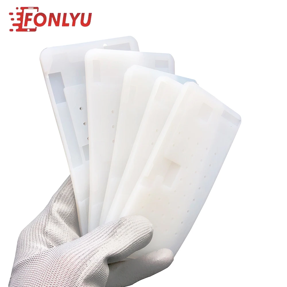 

Suction Glue Cleaning Silicone Rubber Mat Pad for iPhone 11 Pro max X XS max XR Unbent Flex Cable OCA Adhesive Remove LCD Repair