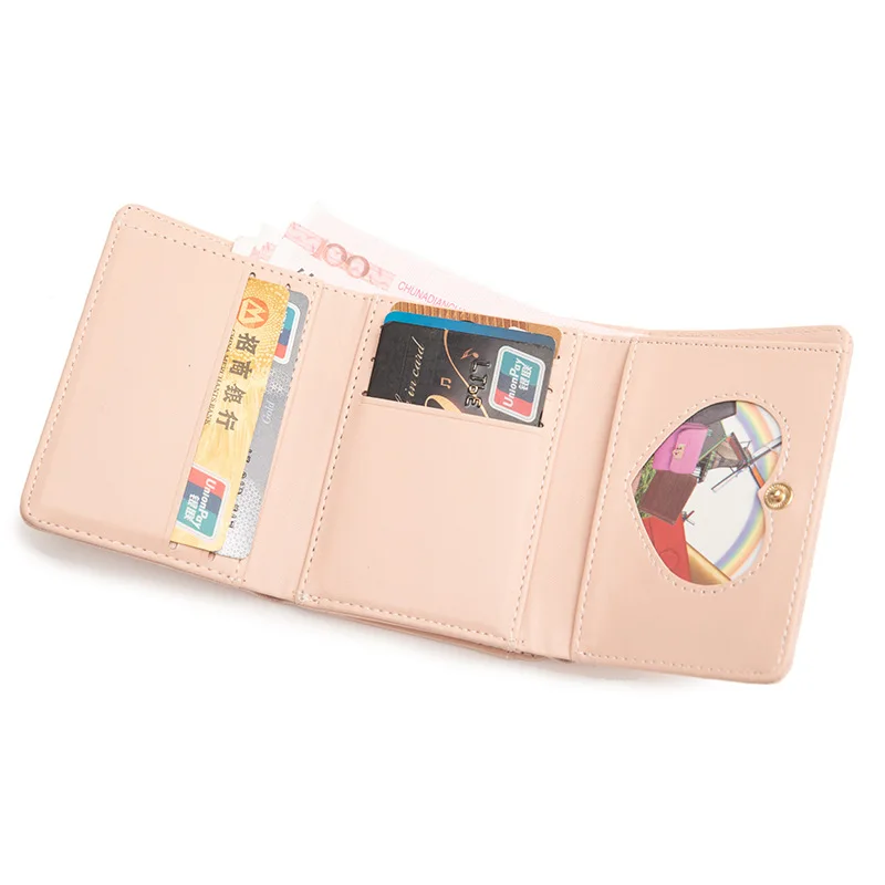 Новинка 2020 Женский кошелек модный короткий и милый с животными Корейская версия