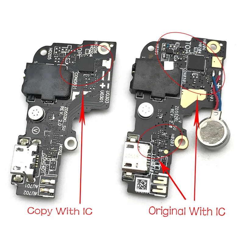 

New For Asus Zenfone 4 Selfie Pro ZD552KL Dock Connector Micro USB Charger Charging Port Flex Cable Microphone Board