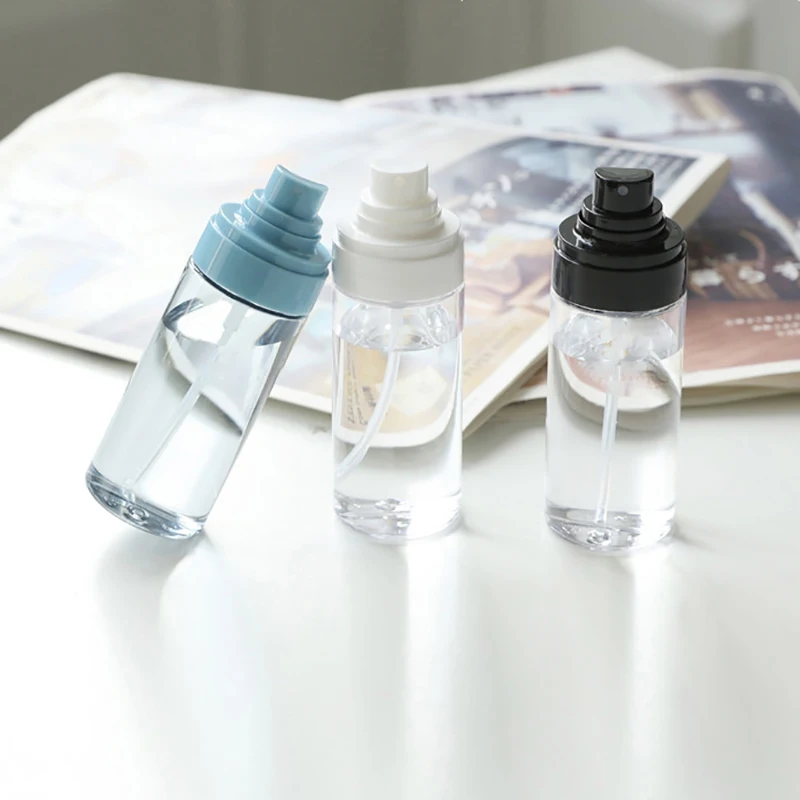 

Portable Travel Spray Bottle Dispenser Empty Clear Bottle Storage Bottle Refillable Cosmetics Container 3pcs/set 80/100/120ml