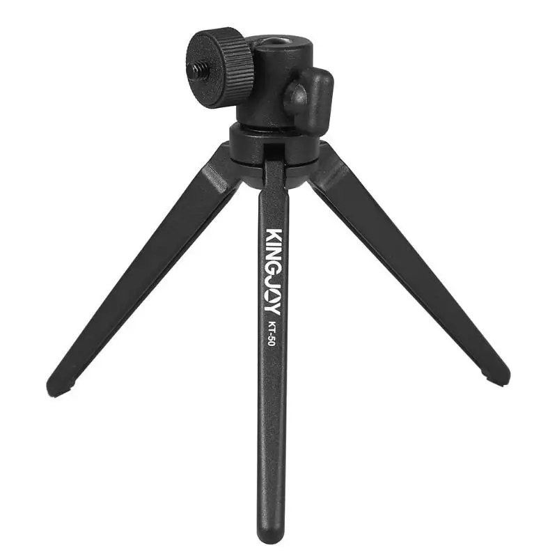 KINGJOY KT-50 мини-штатив с шаровой головкой Профессиональный Настольный Штатив для телефона камера стенд алюминиевый держатель для мобильного смартфона