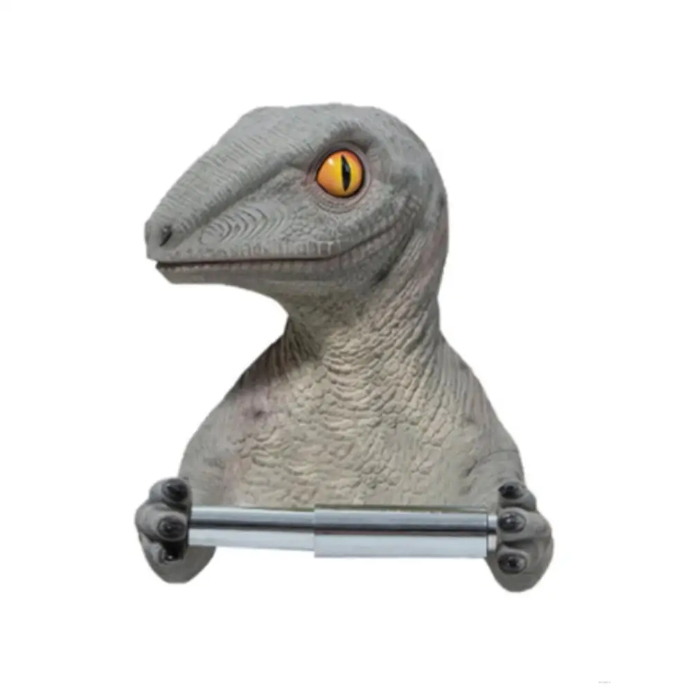 

Creative Toilet Paper Holder Dinosaur Resin Roll Kitchen Multifunctional Toilet Paper Holder Hot Sale 2021 New