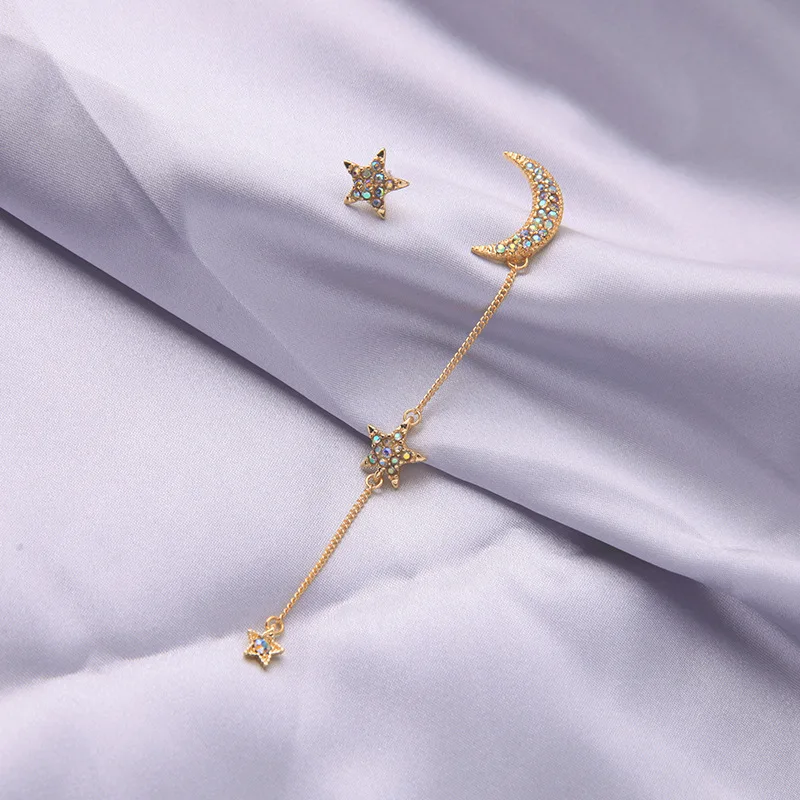 Модные серьги в виде капель для Для женщин Горячая асимметричных сплава с