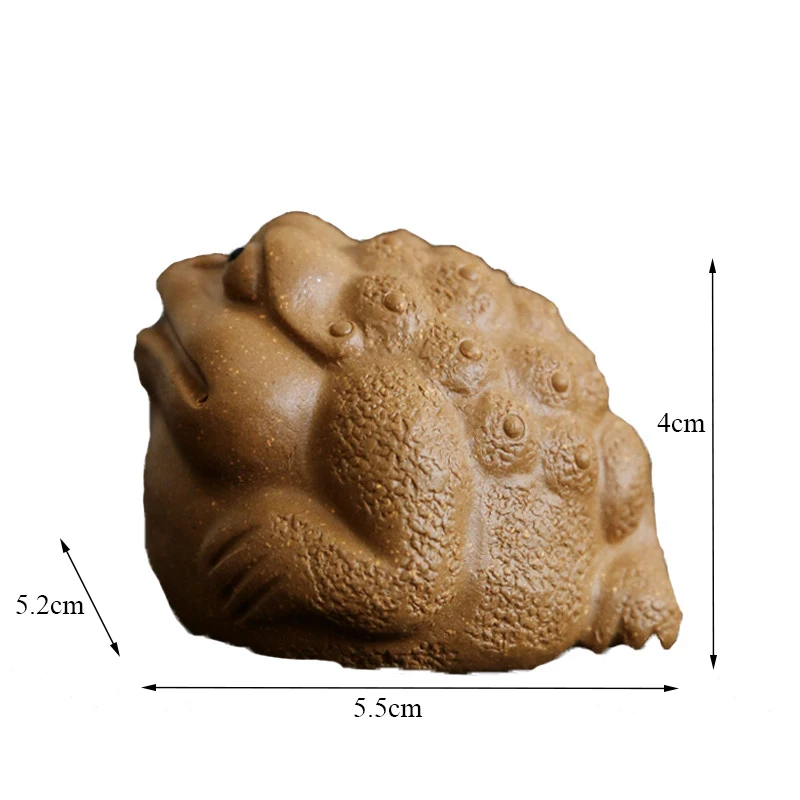 Креативное маленькое Золотистое украшение на жабу Исин фиолетовая глина чай