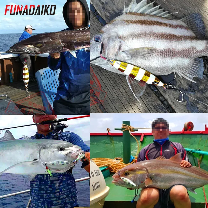 Приманка для морской рыбалки FUNADAIKO Slow jig приманка джиггинга искусственная
