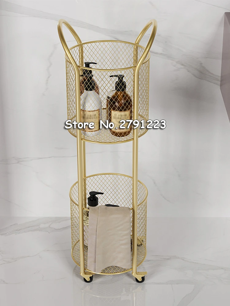 2019 Nordic Pink Multi-function Storage shelf Coffee Table Stroller Flower Stand Living Room Mobile Sofa Side Tables Dining Cart |