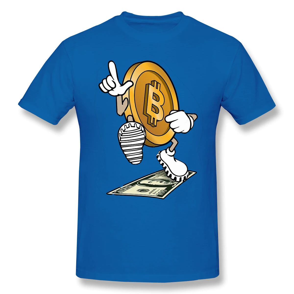 

BitcoinAnime Clothes Design bitcoin Cotton Men T-Shirt