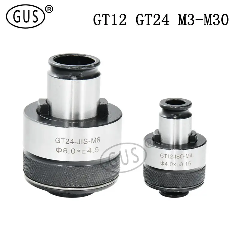 

GT12 taps collets Tapping chuck GT12 GT24 M3-M30 Chuck Overload Protection ISO JIS Standard anti-broken for CNC Machine Tapping