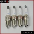 4x иридиевая Свеча зажигания L3Y4-18-110 ITR6F-13 для Mazda 3 Ford Focus Jaguar X-type L3Y418110 ITR6F13