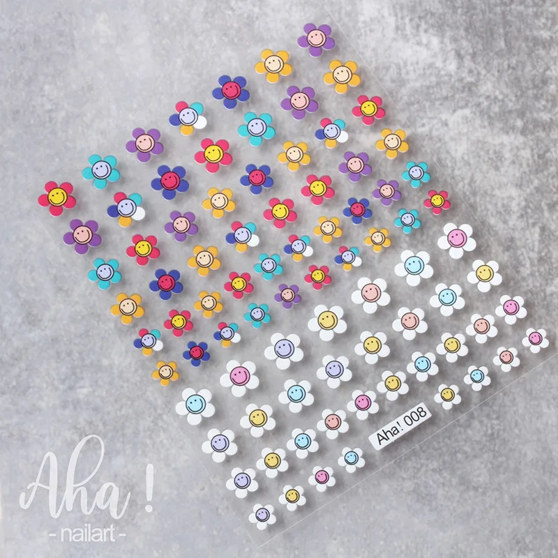 

Nail glue stickers ins stars moon cartoon rabbit panda flower nail decoration decals nail sticker nail art decorations