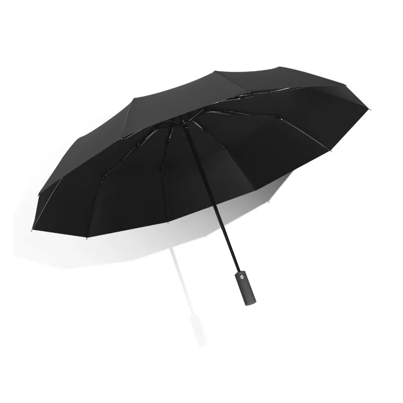 

Umbrella Fully-automatic Increase Diameter 105cm UV Protection Umbrella Vinyl Umbrella Three-folding Umbrella Sunny and Rainy10K