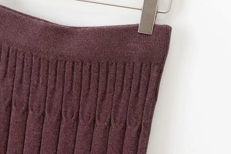 Повседневные женские модные тянущиеся вязаные юбки размера плюс осень 2019 C3-816 |