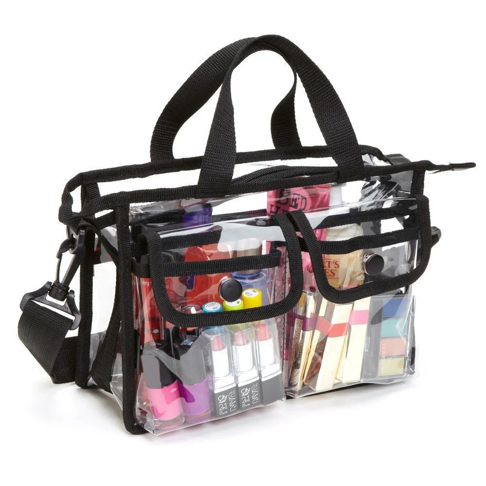 

Large capacity transparent women's travel bag, waterproof, beach makeup organizer