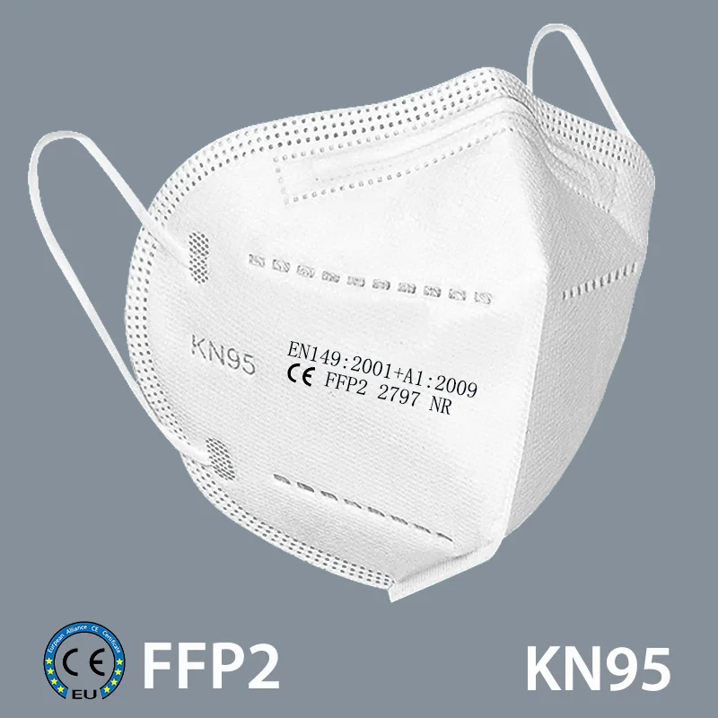 Маска для лица Kn95 mascarillas kn95 сертифицированная ffp2 CE 5 слойная Защитная