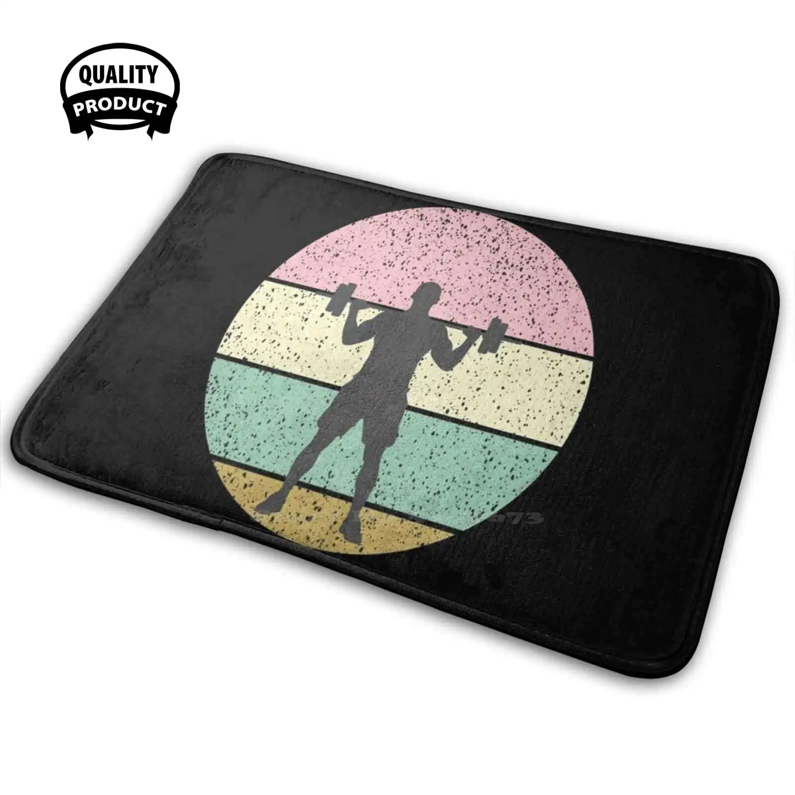 Забавный Ретро Бодибилдинг Вес бар Тренировка мягкие интересные товары для