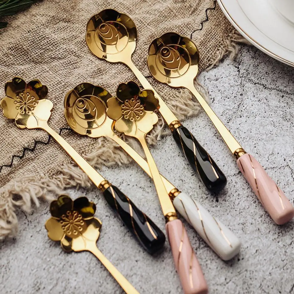 

Ложка для смешивания чая и кофе в европейском стиле