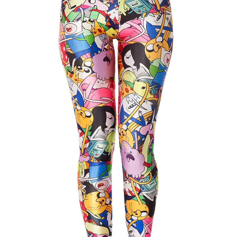 Новые милые тапочки в виде персонажа аниме леггинсы для женщины печатные