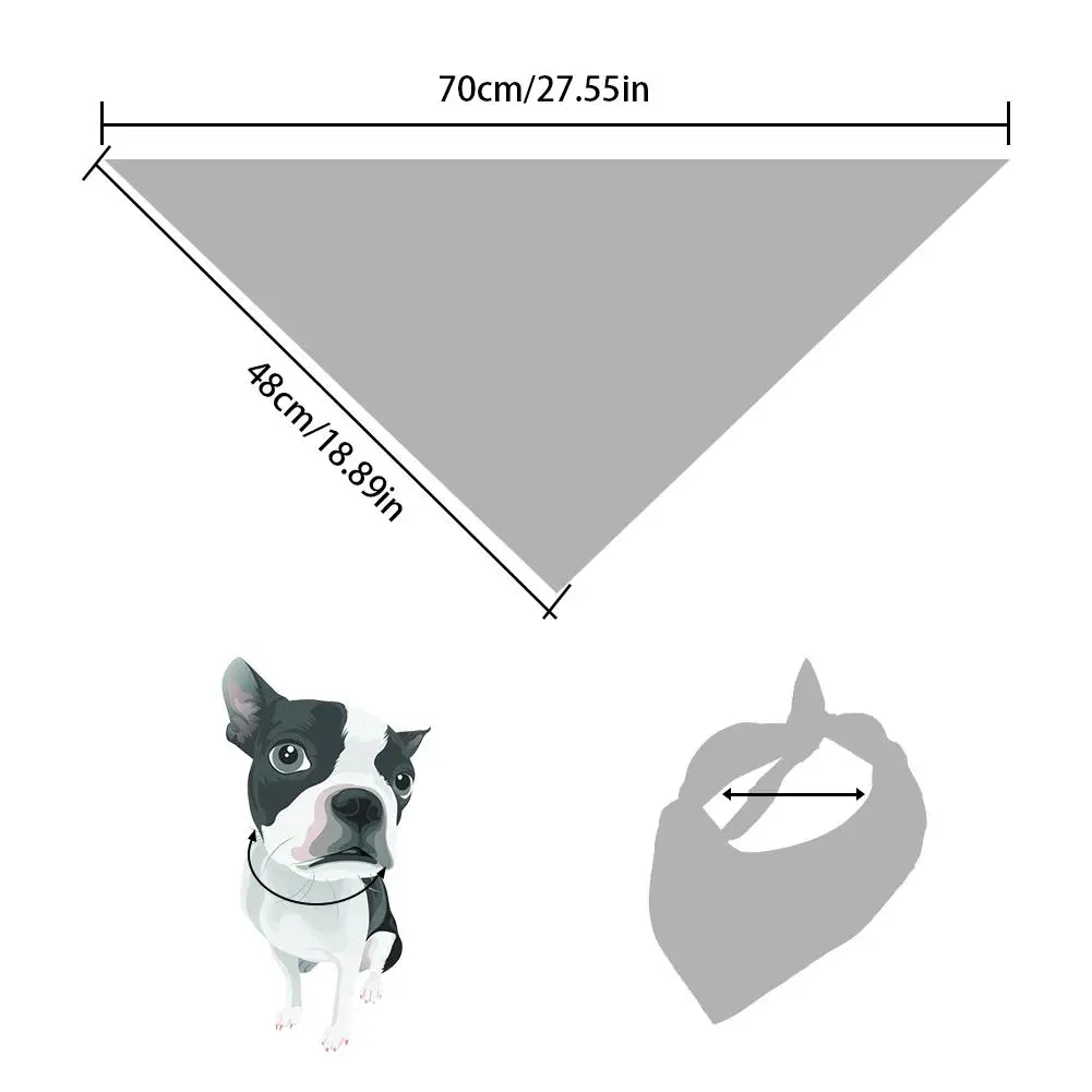 5 шт. банданы для собак на Хэллоуин креативное треугольное полотенце слюнявное