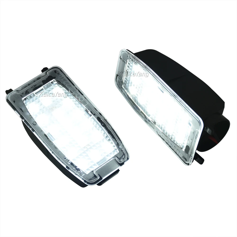 2 шт. белая светодиодная подсветка для зеркала заднего вида Land Rover Discovery Freelander LR2 LR3