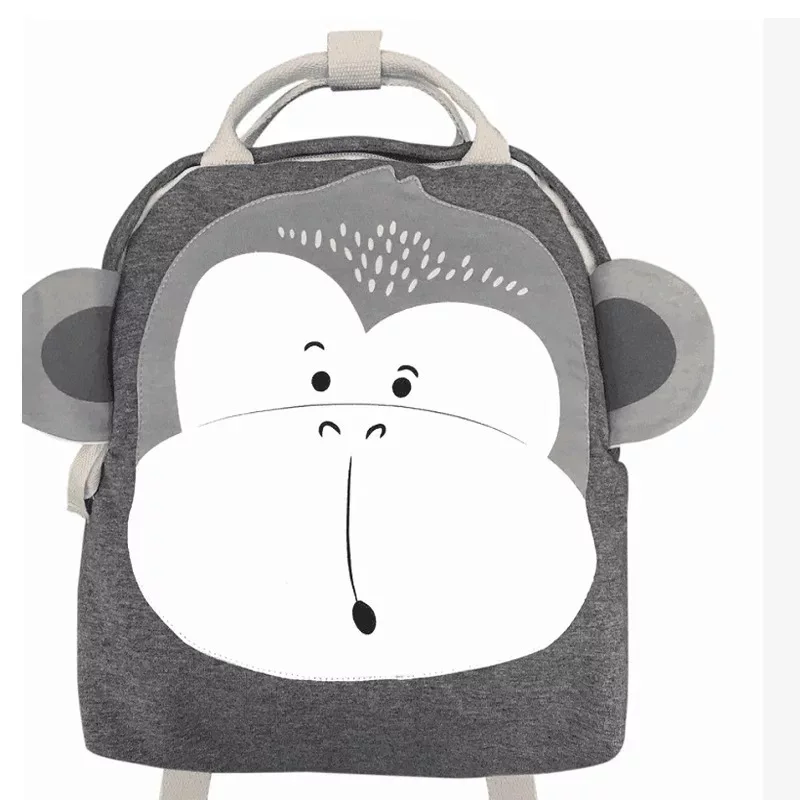 Monkey Детский рюкзак с изображением животных, бабочка/обезьяна/кролик, игрушка для детского сада, школьная сумка, Подарочная детская игрушка для девочек и мальчиков, сумки - Цвет: Monkey
