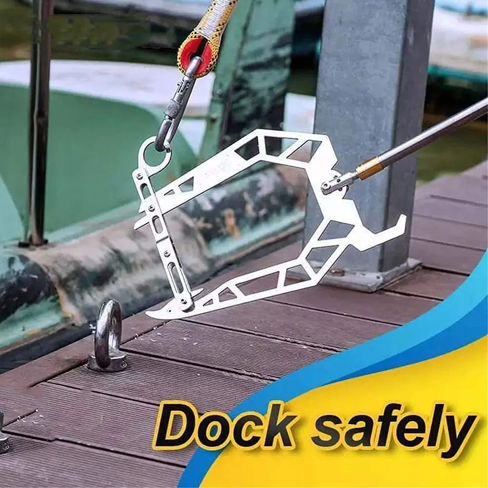 

Easy Long-Distance Threader Mooring Rope U Type Boat Hook Threader Carbon Fiber Telescopic Fishing Rod Fishing Pole Reel