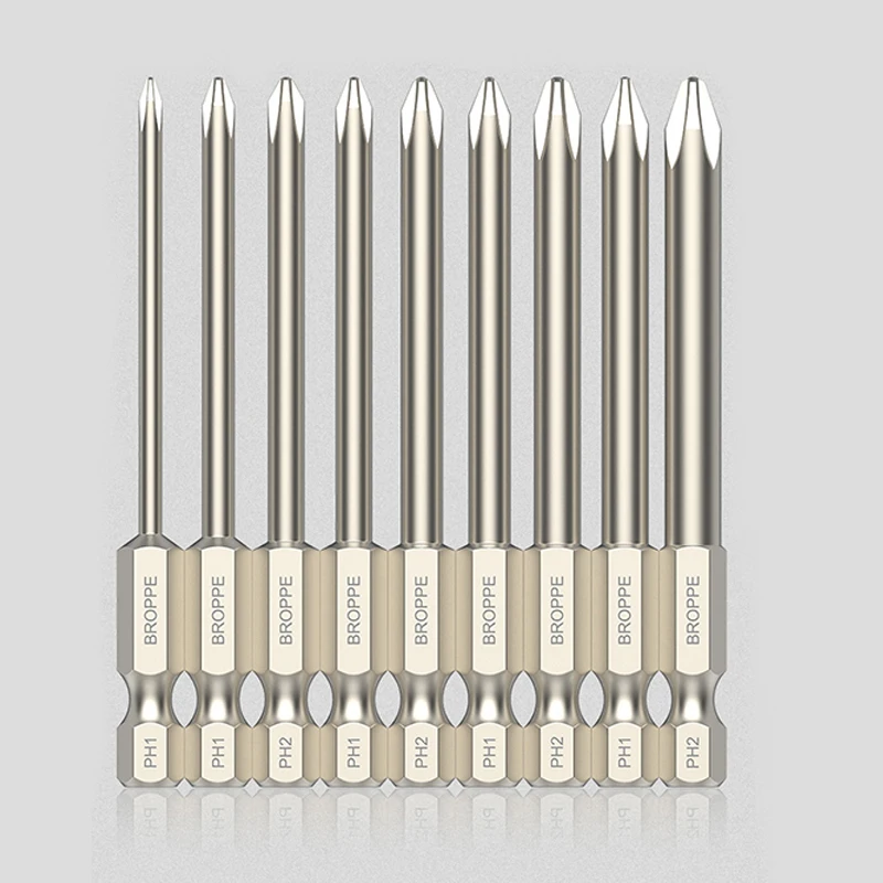 Broppe 9 шт. 1/4 &quotШестигранным хвостовиком электрическая отвертка с магнитным