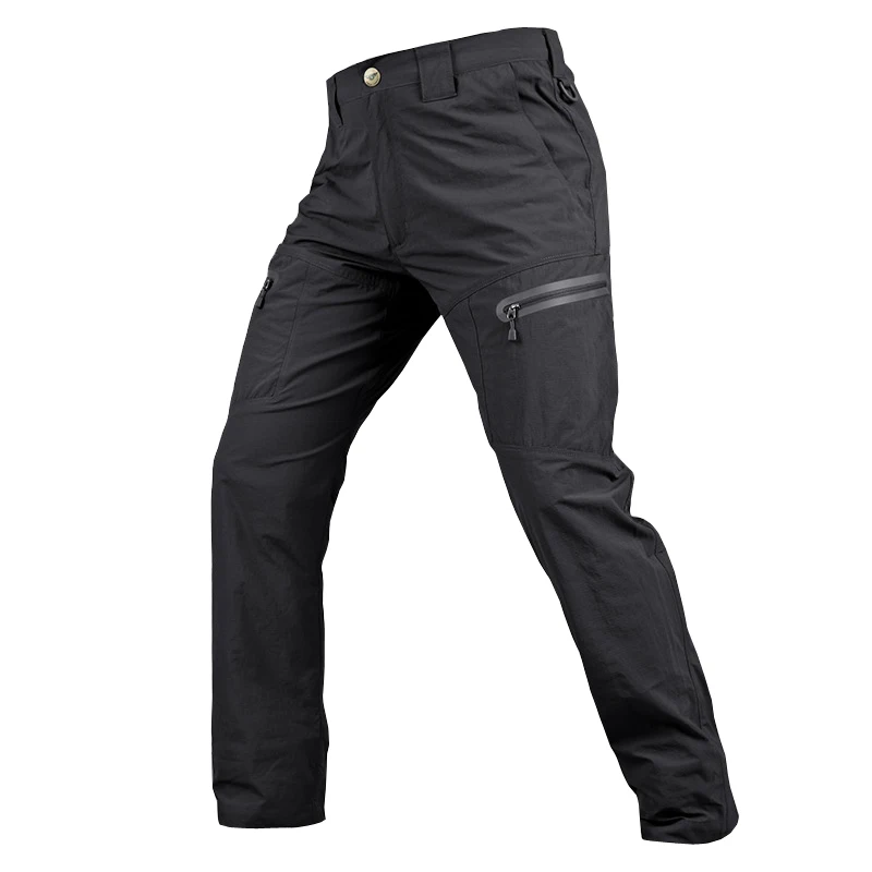 

Men Pants Summer Thin Tactical Pants Military Style Army Quick Drying Lightweight Urban Combat Long Trousers Male Cargo Pants