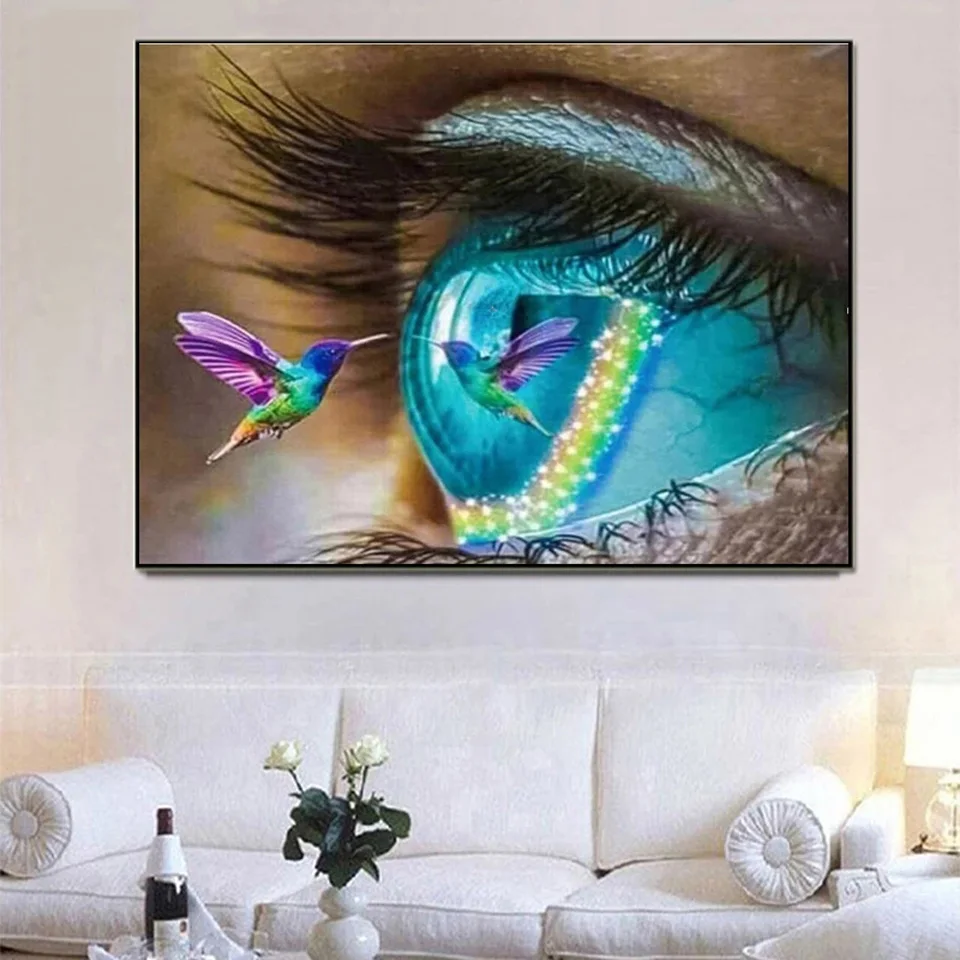 

5d Diamond Painting Full Square/Round Drill Eye Bird Pattern Embroidery Mosaic Accessories Cross Stitch Kits Painting Decoration