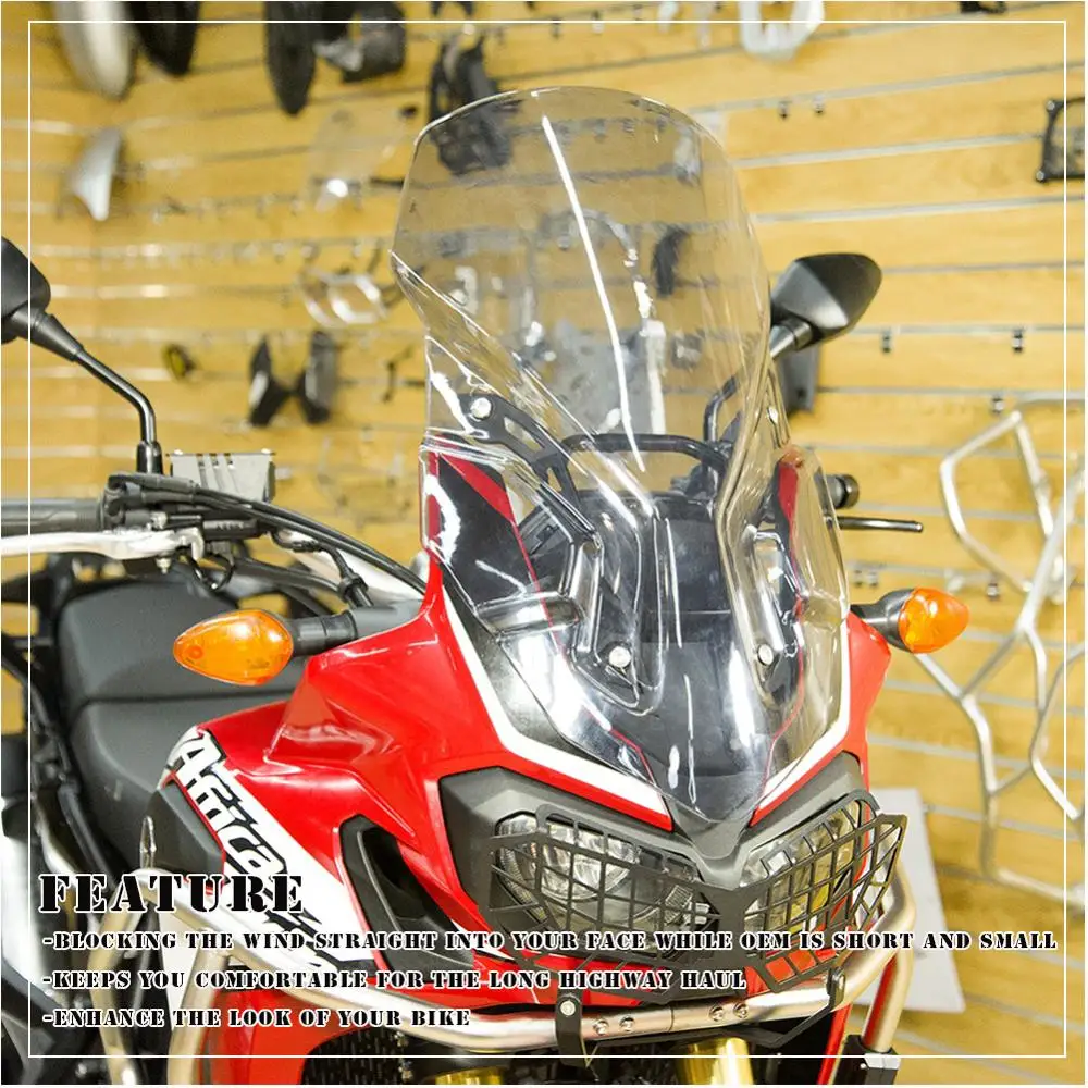 Для Honda CRF1000L ветровое стекло CRF 1000L Африка Твин Flyscreen передняя фара лобовое стекло дефлектор