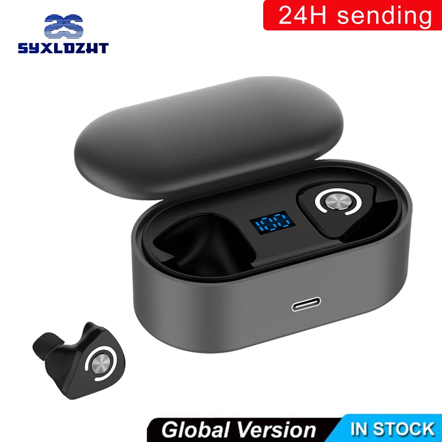 TWS Bluetooth 5 0 настоящие Беспроводные наушники с шумоподавлением Спортивная