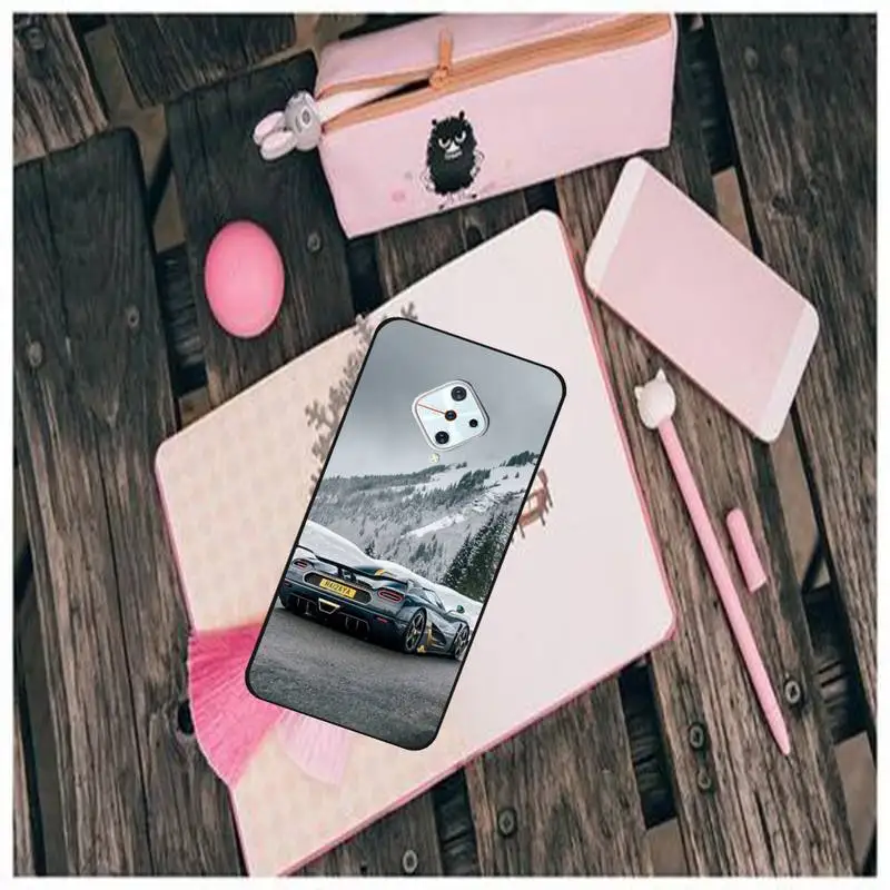 

Luxury Sports Car Koenigsegg Phone Case For Vivo X9 9s 20 Plus Y97 83 75 71 69 V15 V17 V5 S